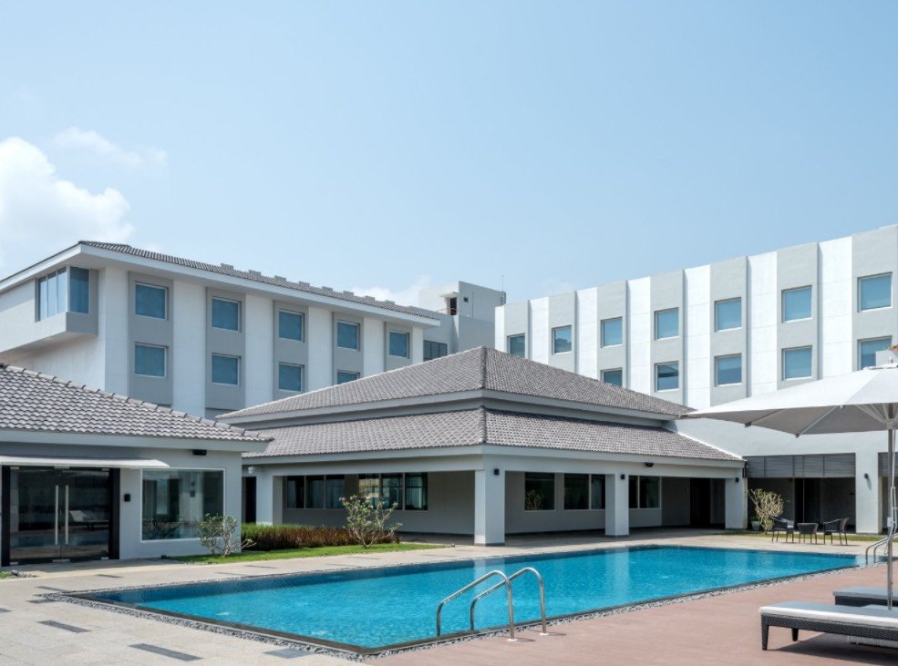 Hyatt Place Rameswaram, its pool and guest wings fitted with Windowstein windows